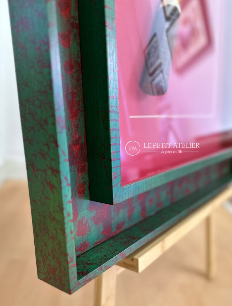 Shadow box/boîte d’ombre/caisson avec verre